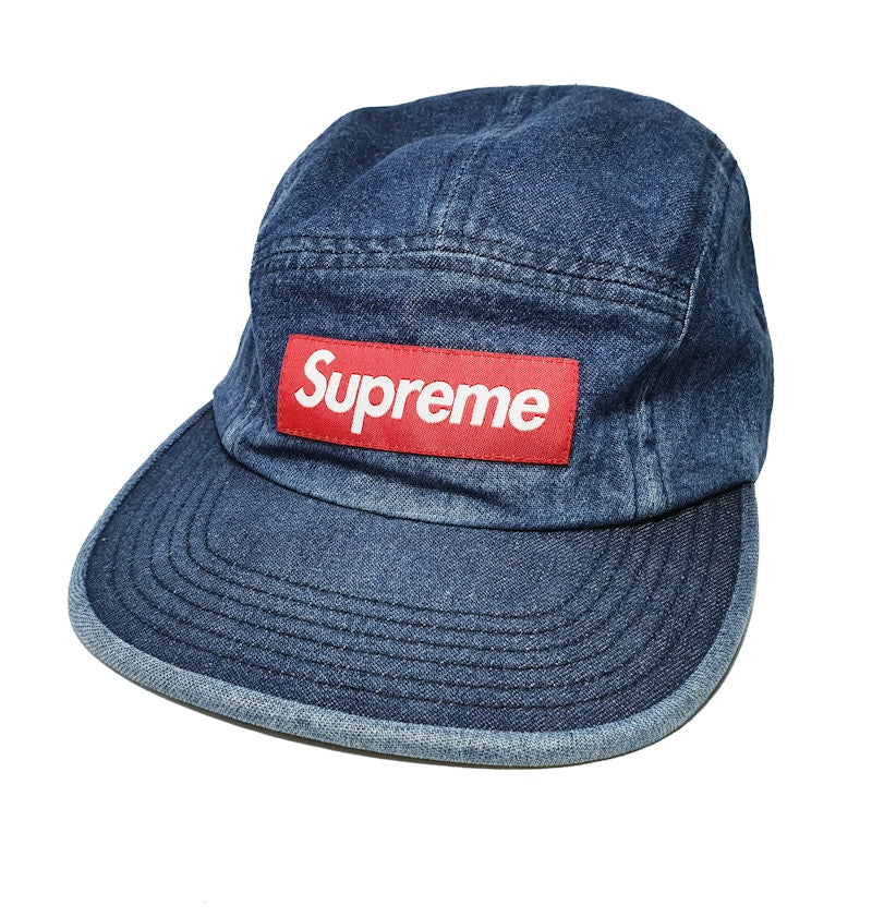 Supreme Denim Camp Cap Blue