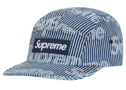 Supreme Denim Camp Cap (SS24) Stripe