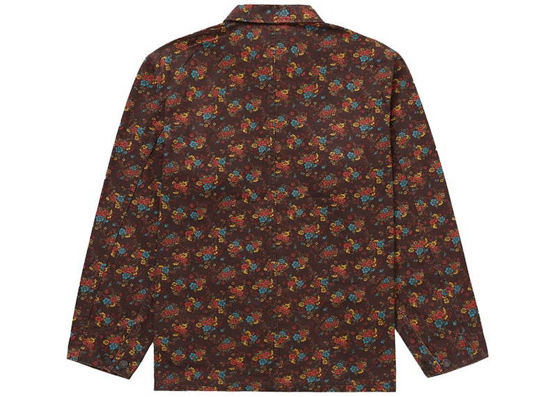 Supreme Denim Chore Coat Coat (SS22) Flowers