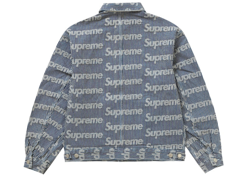 Supreme Denim Chore Trucker Jacket Stripe