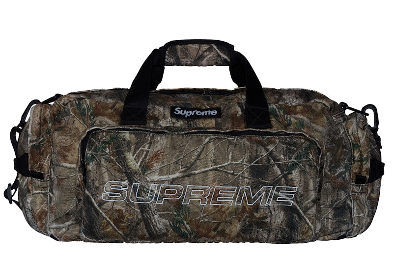 Supreme Denim Duffle Bag Realtree AP Camo