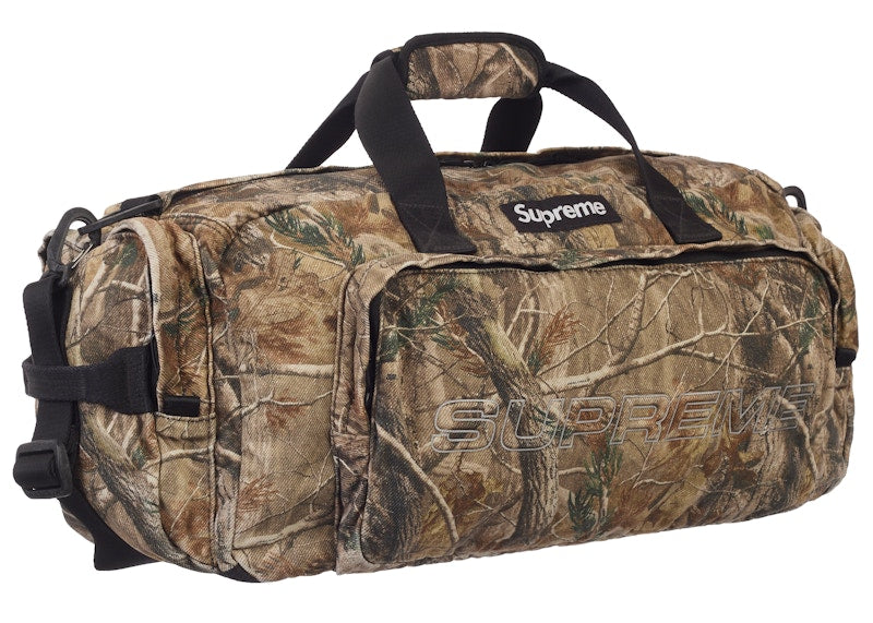 Supreme Denim Duffle Bag Realtree AP Camo