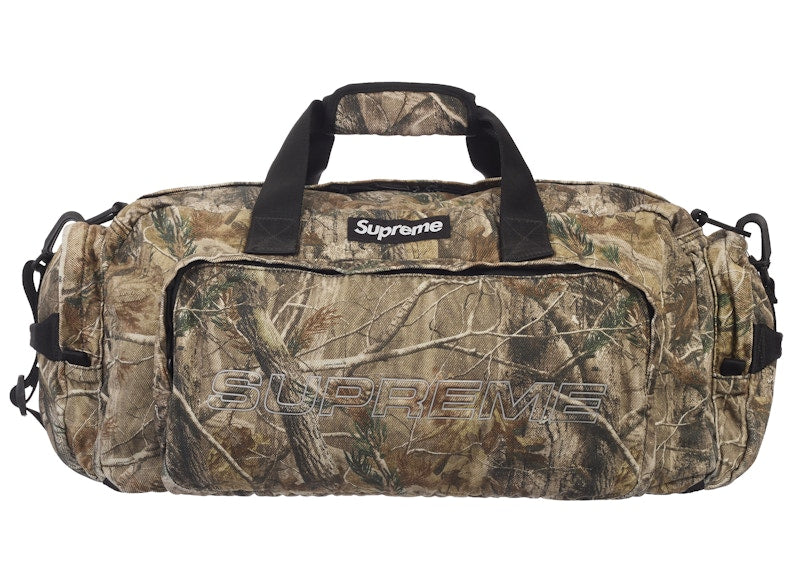 Supreme Denim Duffle Bag Realtree AP Camo