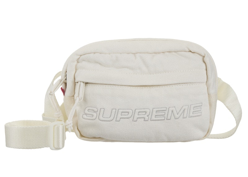 Supreme Denim Mini Shoulder Bag White