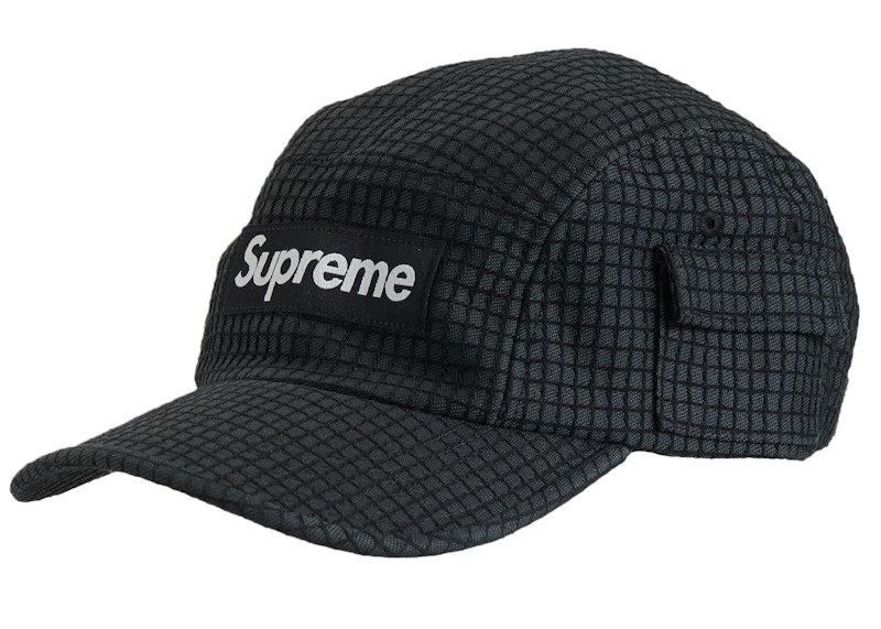 Supreme Denim Ripstop Camp Cap Black