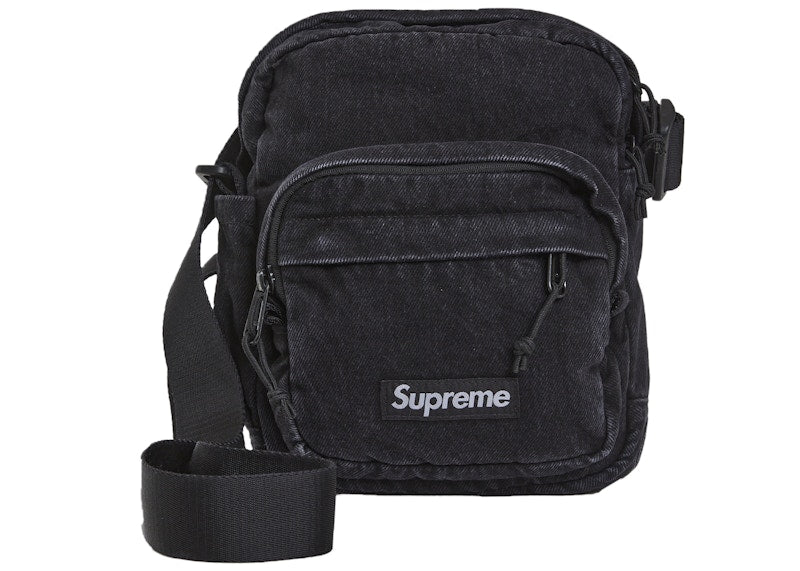 Supreme Denim Shoulder Bag Black