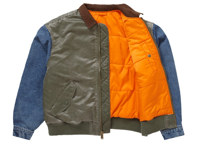 Supreme Denim Sleeve MA-1 Olive