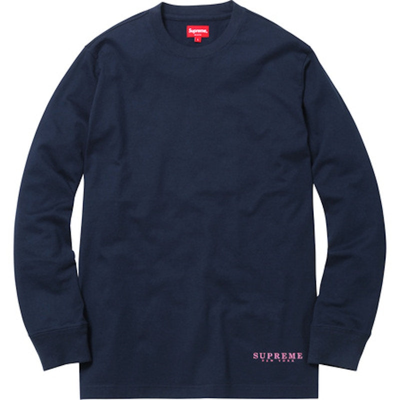 Supreme Department LS Tee Navy