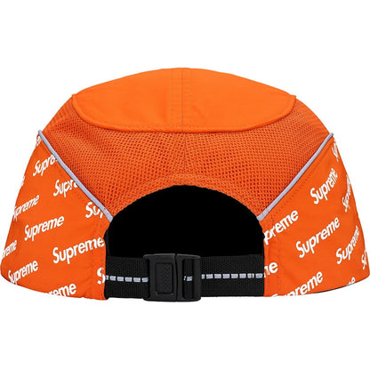 Supreme Diagonal Logo Side Panel Camp Cap Orange