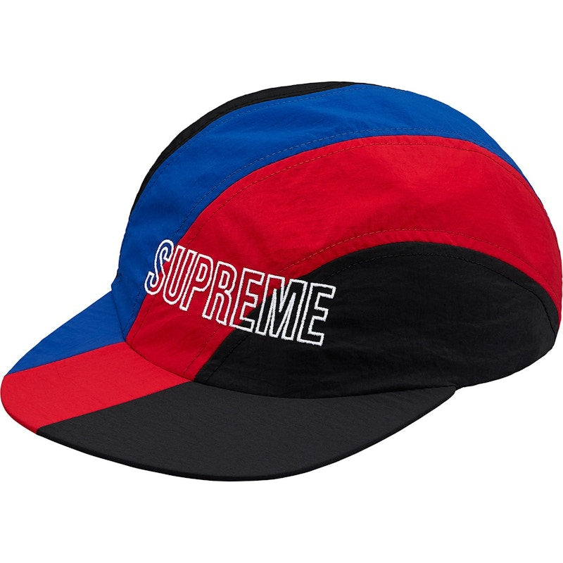 Supreme Diagonal Stripe Nylon Hat Red