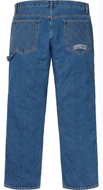Supreme Diamond Stitch Carpenter Jean Denim