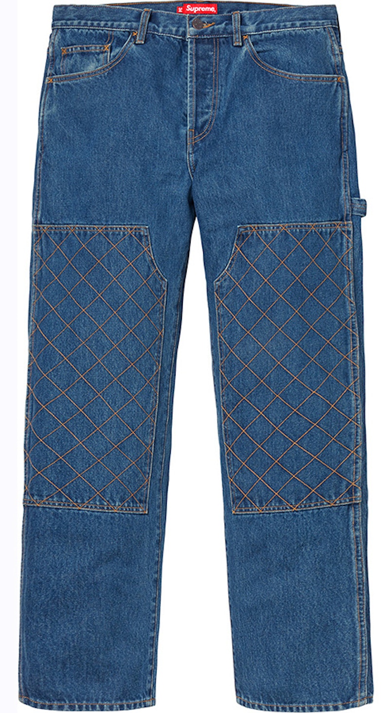 Supreme Diamond Stitch Carpenter Jean Denim