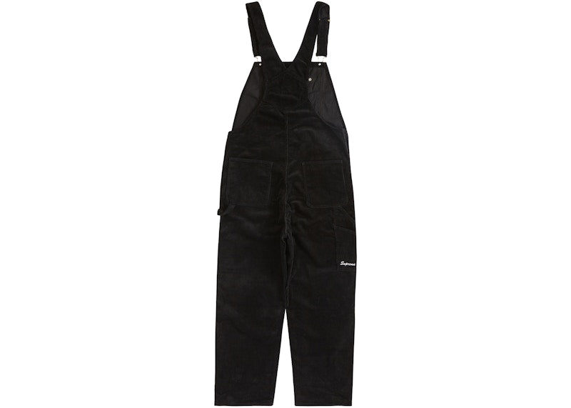 Supreme Dickies Corduroy Overalls Black