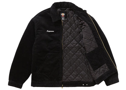 Supreme Dickies Corduroy Work Jacket Black