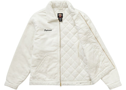 Supreme Dickies Corduroy Work Jacket White