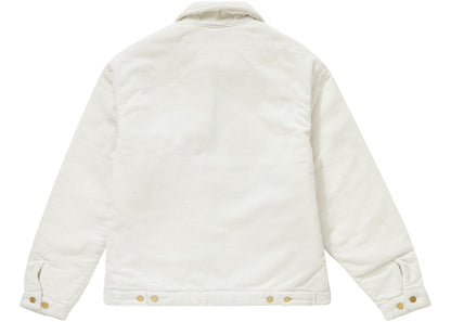 Supreme Dickies Corduroy Work Jacket White