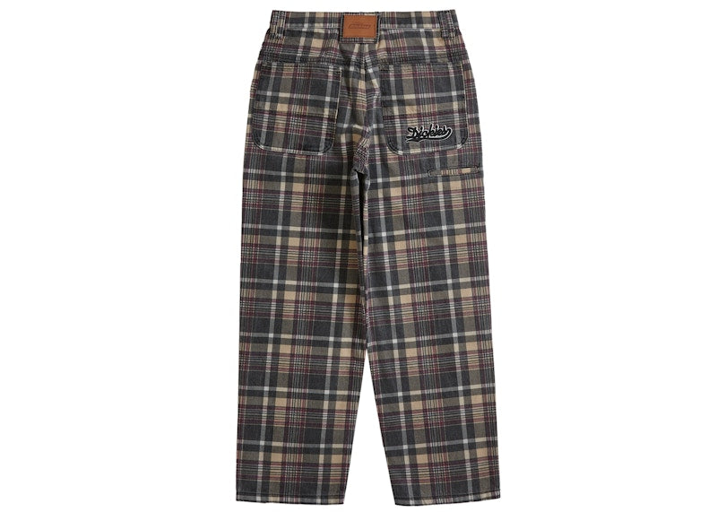 Supreme Dickies Double Knee Baggy Jean Black Plaid