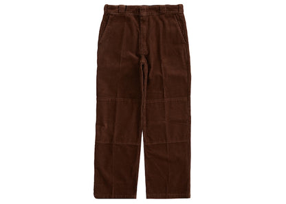 Supreme Dickies Double Knee Corduroy Work Pant Brown