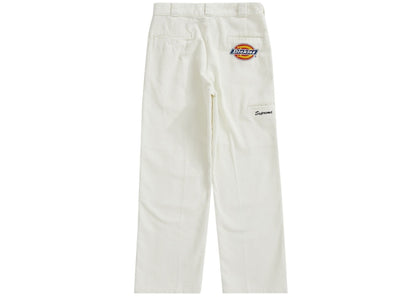 Supreme Dickies Double Knee Corduroy Work Pant White