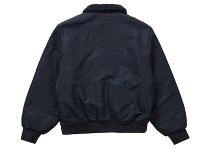 Supreme Dickies Fur Collar Bomber Jacket Navy