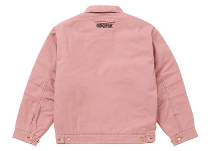 Supreme Dickies Hooded Work Jacket Pink