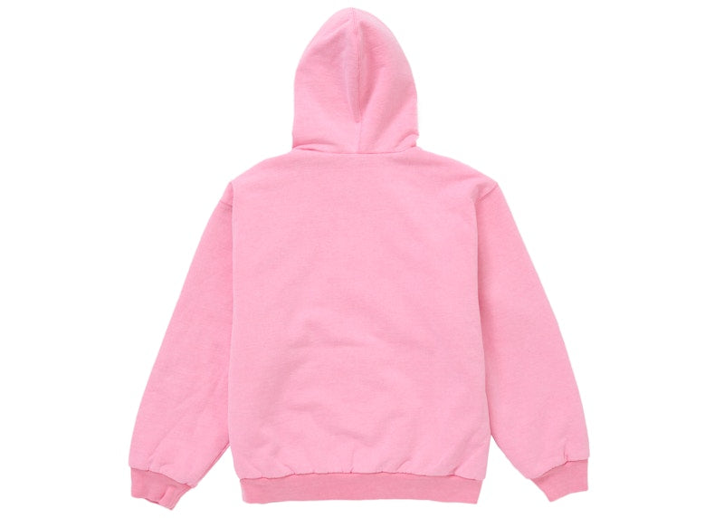 Supreme Dickies Quilted Lined Zip Up Hooded Sweatshirt Pink