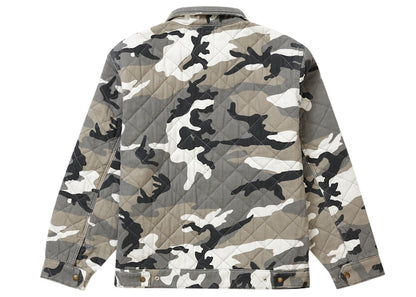 Supreme Dickies Quilted Work Jacket Grey Camo