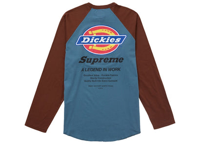 Supreme Dickies Raglan L/S Top Brown