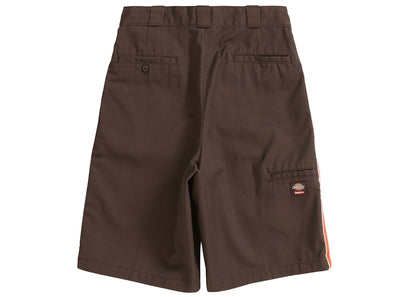 Supreme Dickies Stripe 13” Loose Fit Work Short Brown