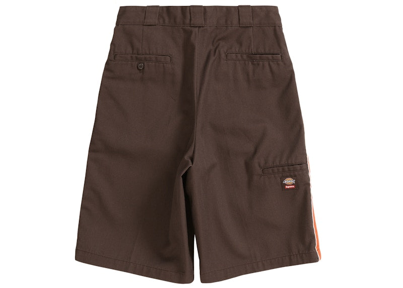 Supreme Dickies Stripe 13” Loose Fit Work Short Brown