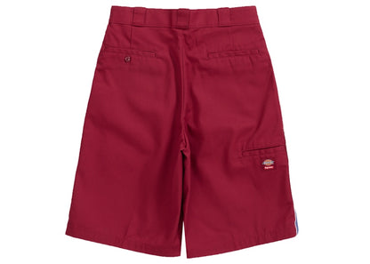 Supreme Dickies Stripe 13” Loose Fit Work Short Maroon