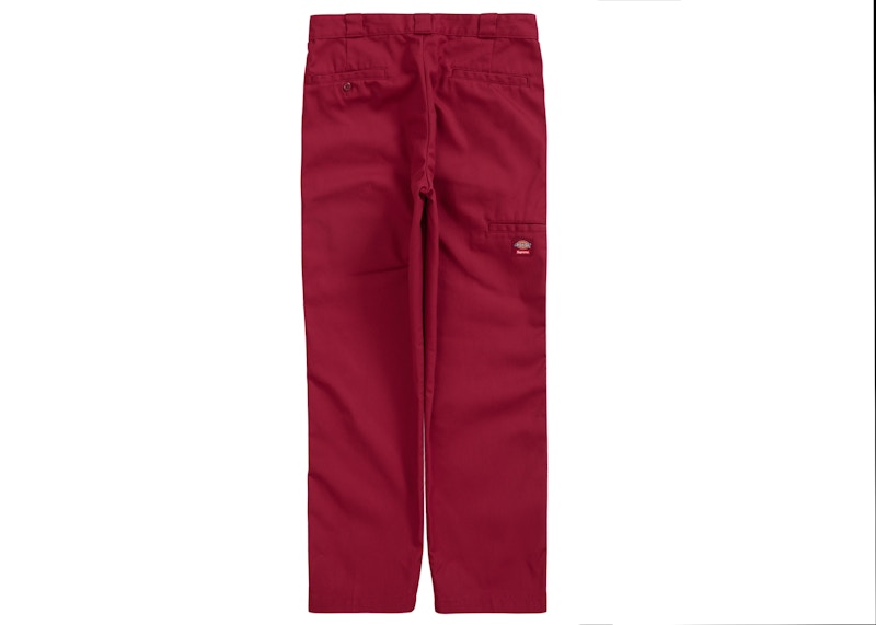 Supreme Dickies Stripe 874 Work Pant Maroon