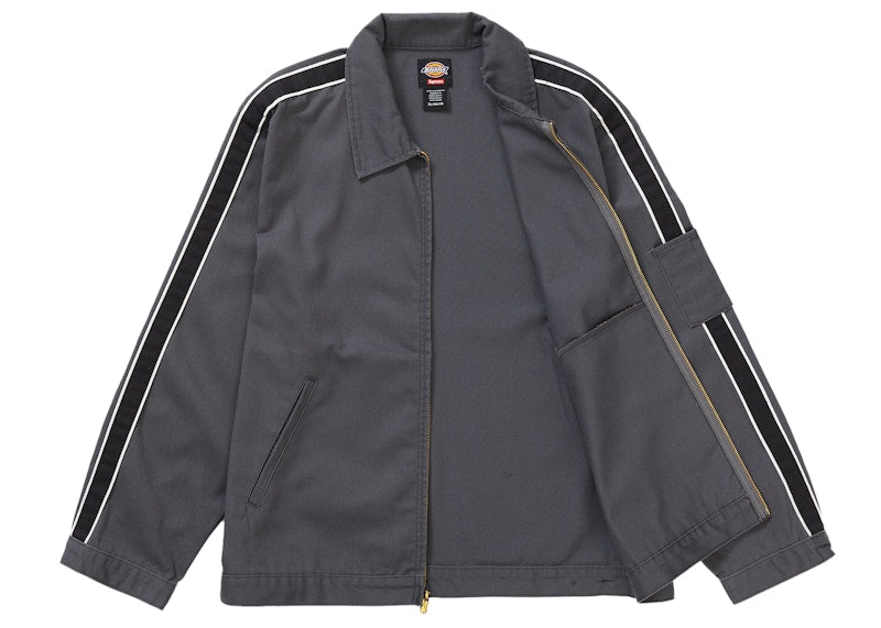 Supreme Dickies Stripe Eisenhower Jacket Charcoal