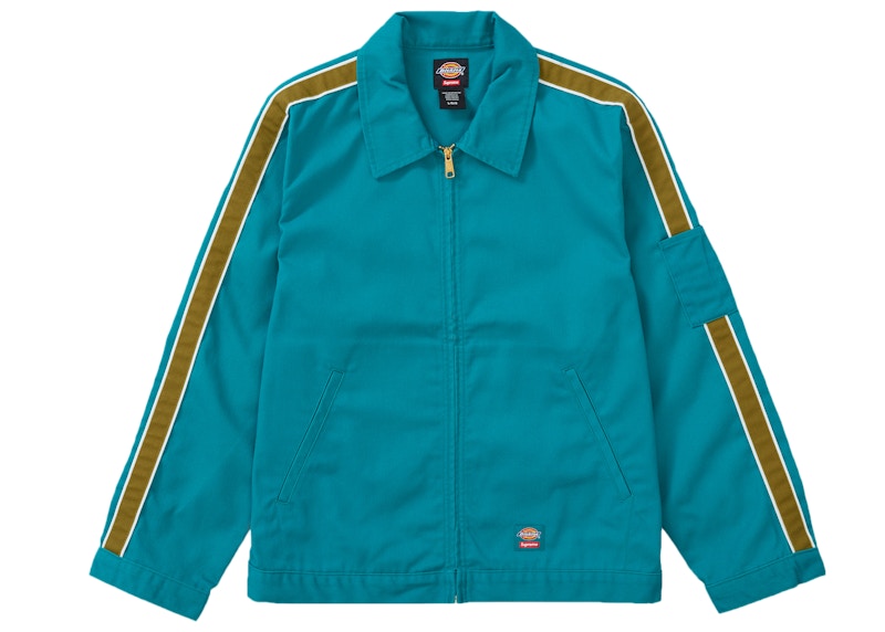 Supreme Dickies Stripe Eisenhower Jacket Teal
