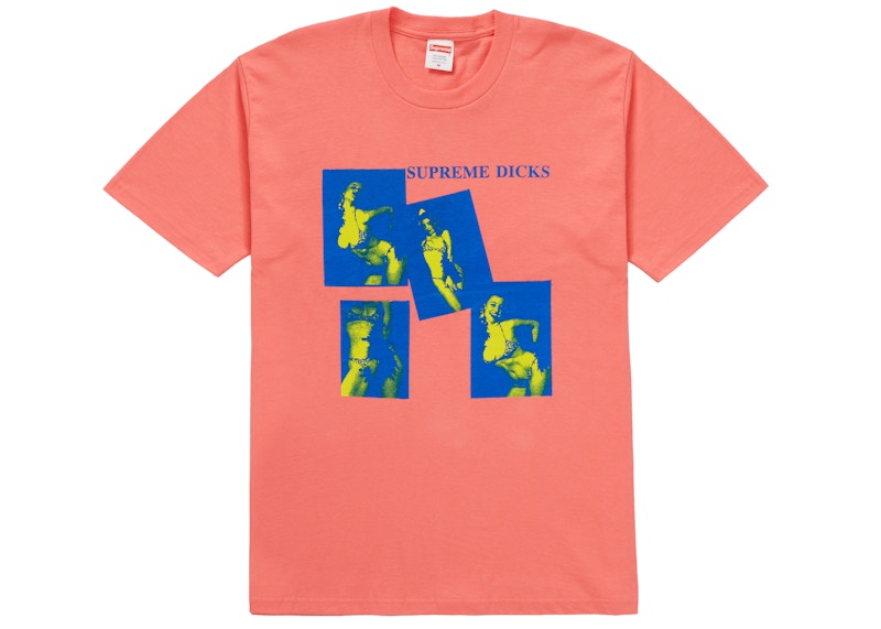 Supreme Supreme Dicks Tee Bright Coral