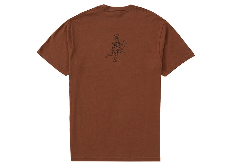 Supreme Supreme Dicks Tee Brown