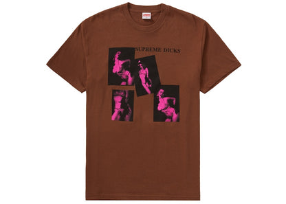 Supreme Supreme Dicks Tee Brown