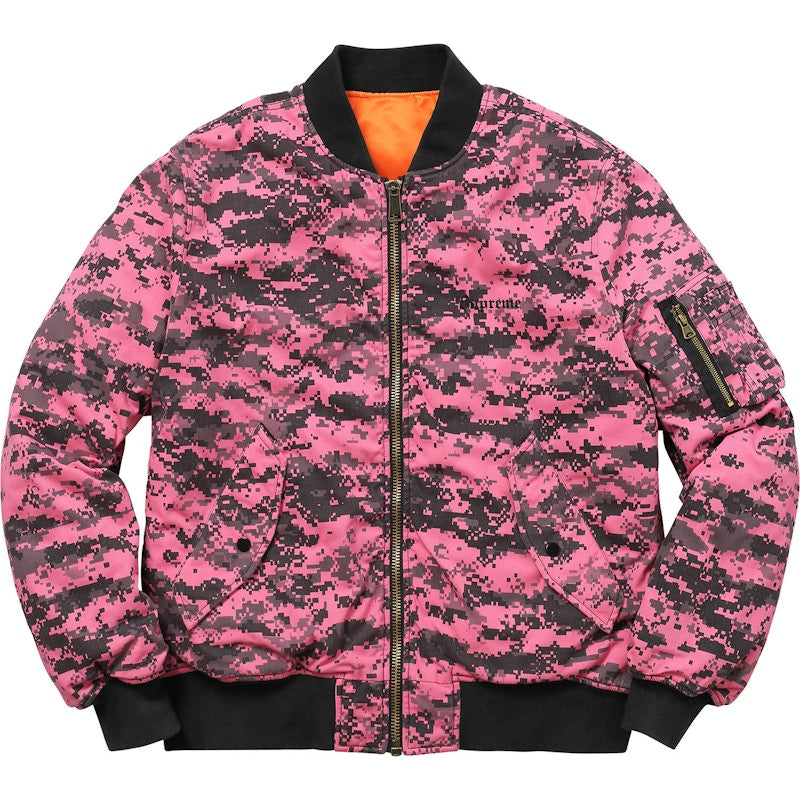 Supreme Digi Camo MA-1 Pink Digi Camo