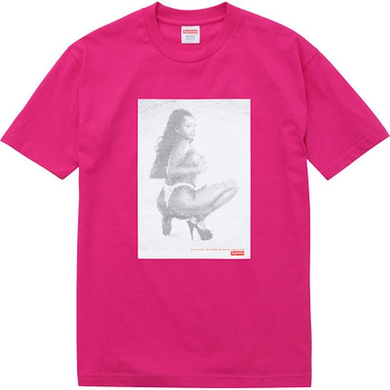 Supreme Digi Tee Hot Pink