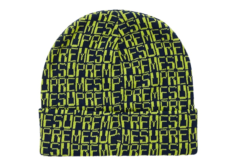 Supreme Digital Beanie Navy