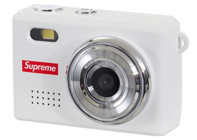 Supreme Digital Camera Keychain White