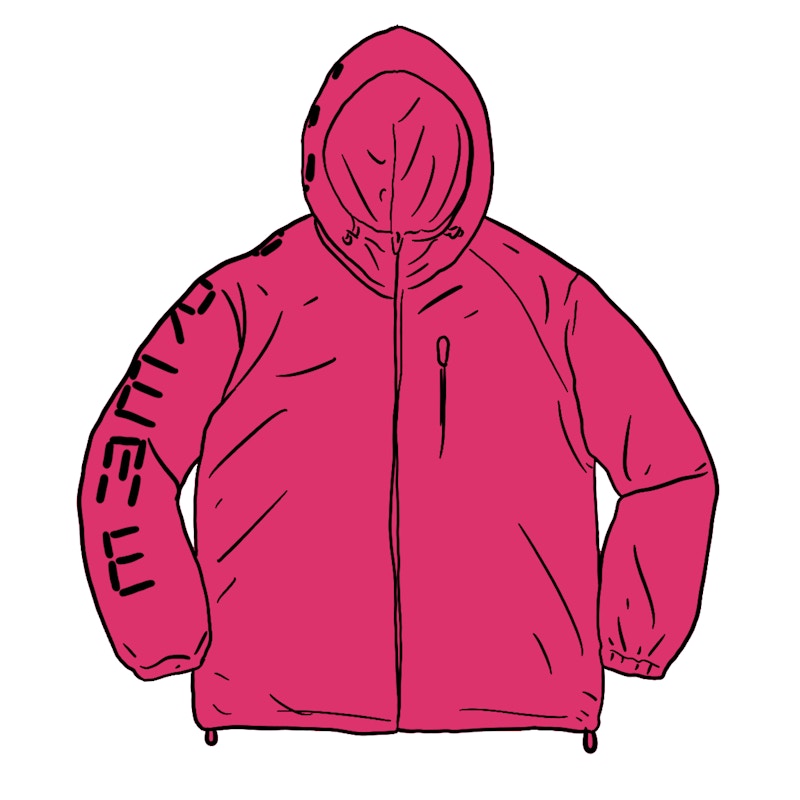 Supreme Digital Logo Track Jacket Fuchsia