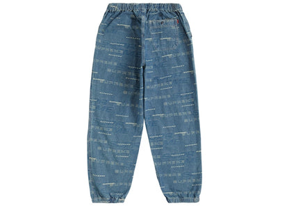 Supreme Dimensions Logo Denim Skate Pant Blue