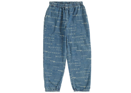 Supreme Dimensions Logo Denim Skate Pant Blue