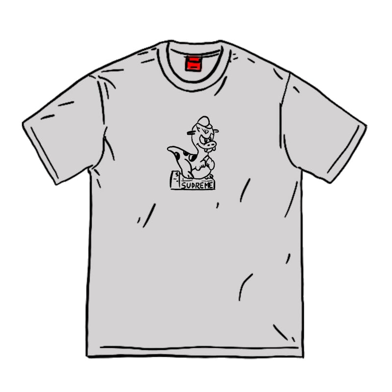 Supreme Dinosaur Tee Heather Grey