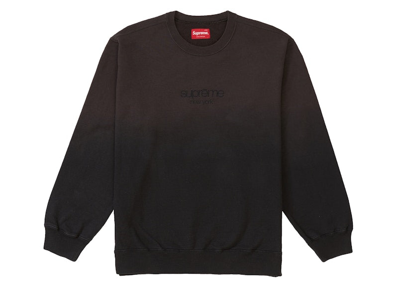 Supreme Dipped Crewneck Black