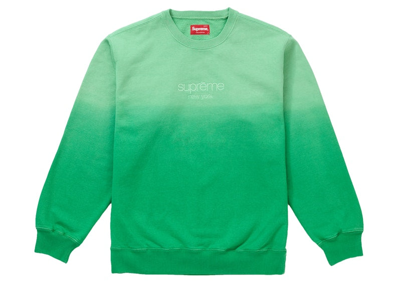 Supreme Dipped Crewneck Green