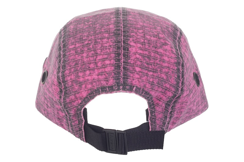Supreme Distressed Ripstop Camp Cap Pink