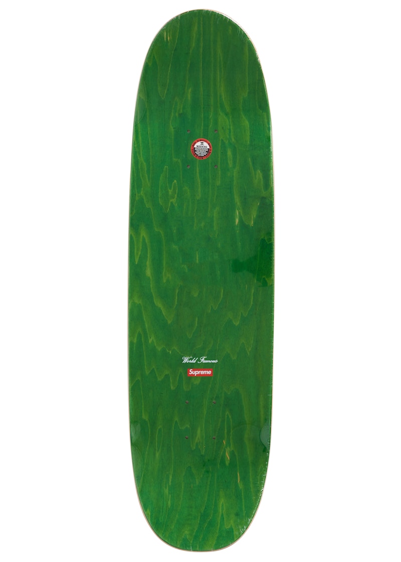 Supreme Disturbed Skateboard Deck Lime