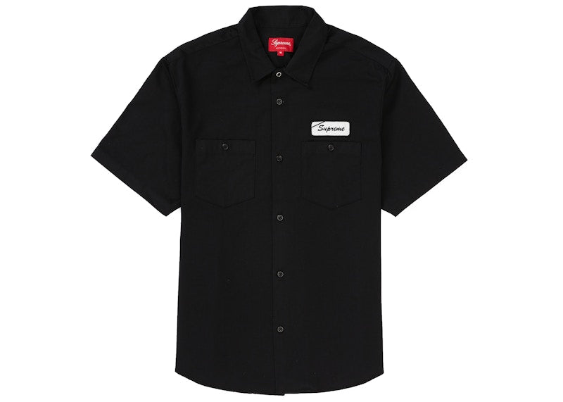 Supreme Dog S/S Work Shirt Black